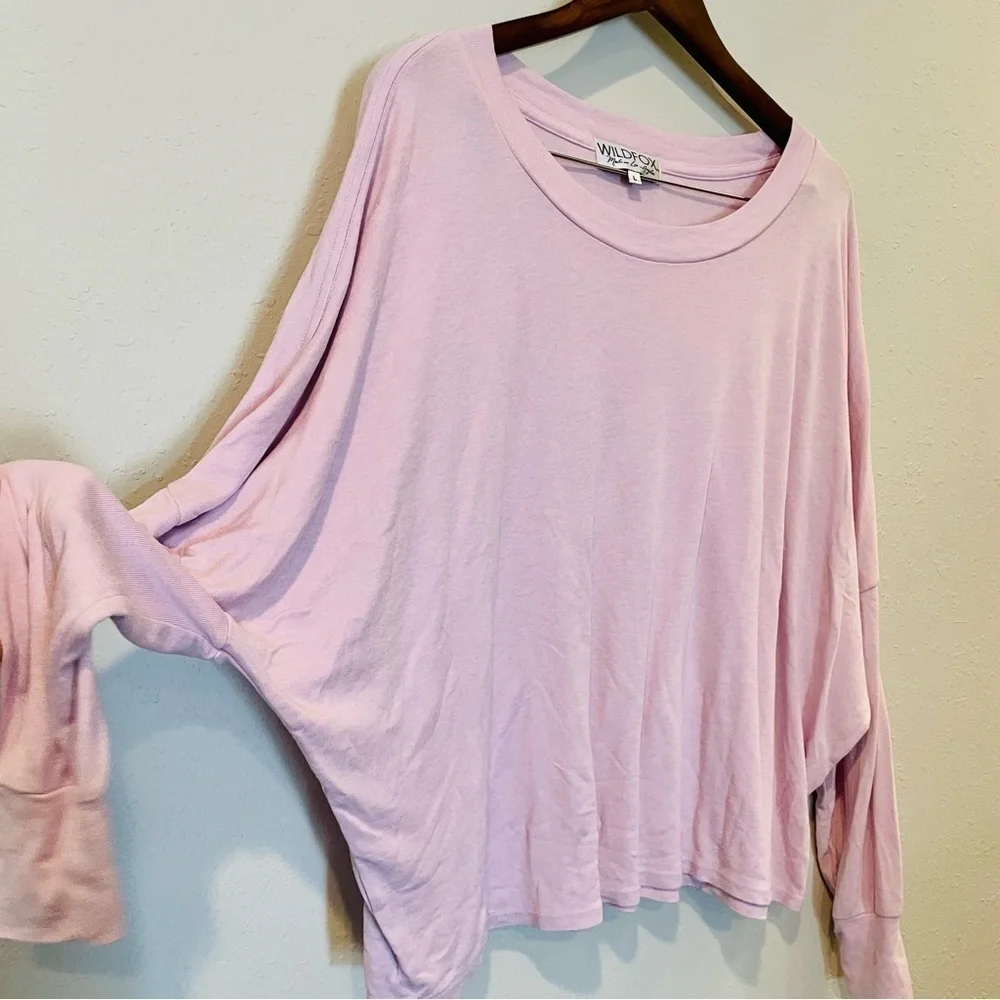 Wildfox Aria Long Sleeve T-Shirt in Wispy - Picture 7 of 10